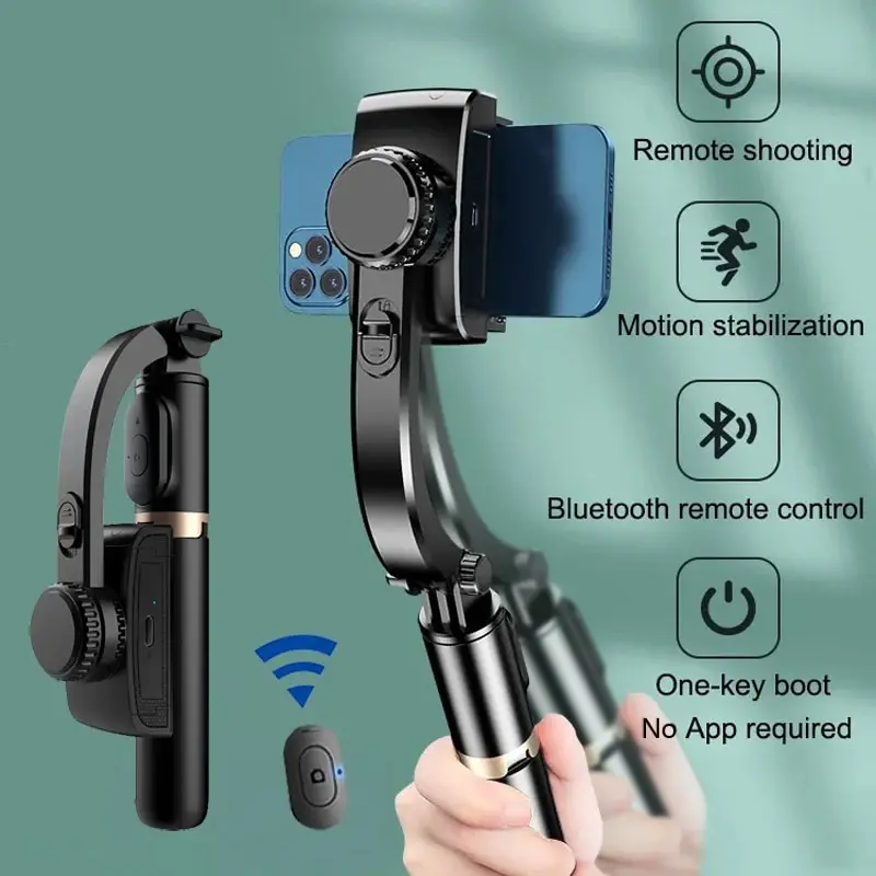 Selfie Stick Tripod - Q08 Handheld Gimbal Stabilisator Selfie-Stick mit