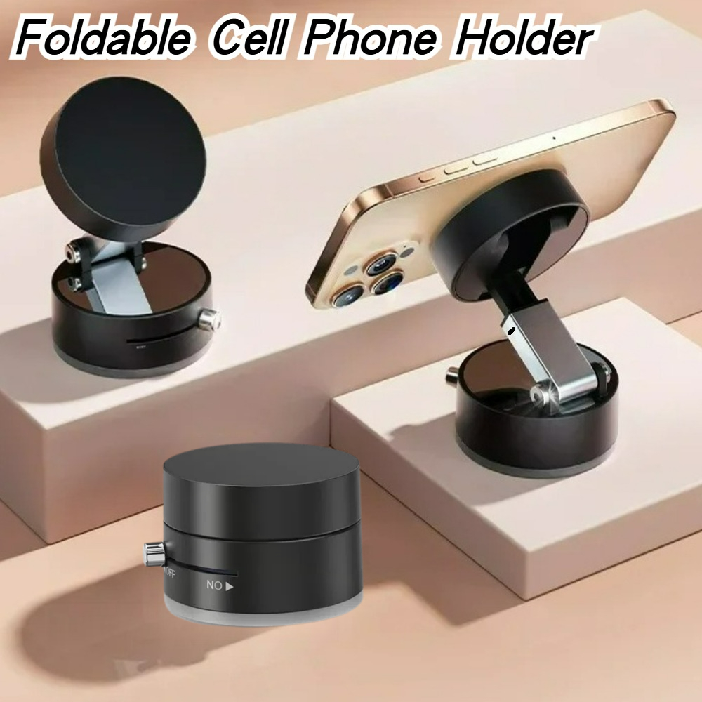 Phone Accessories - Hochleistungs-Magnet-Vakuumhalter, faltbar, universeller Telefonständer für Auto,