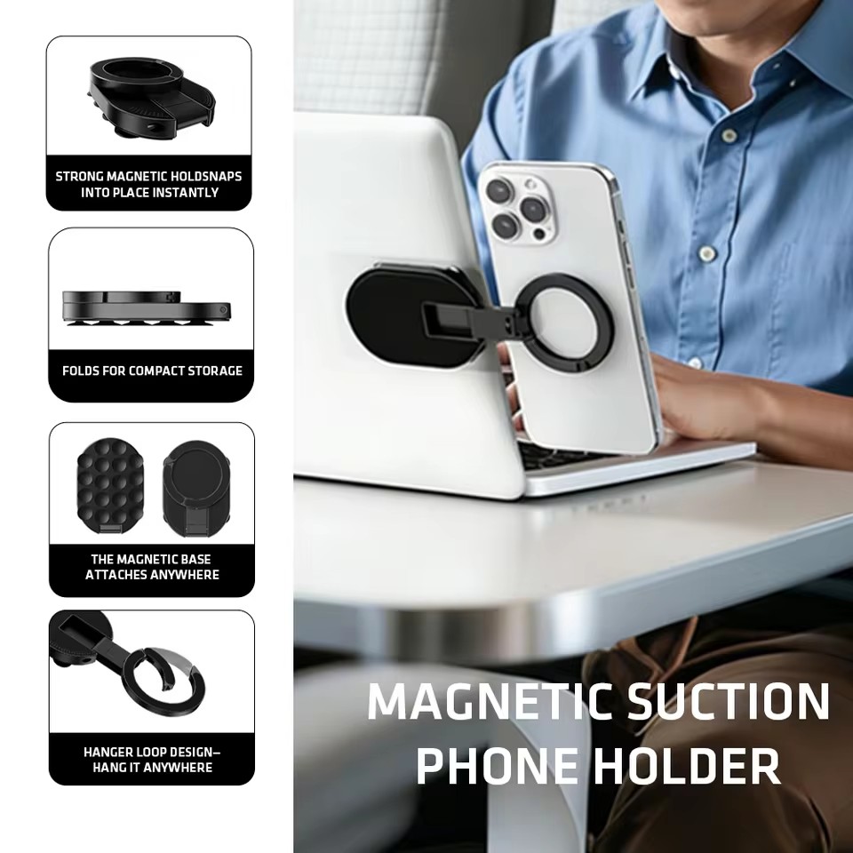 Phone Accessories - MA39 Magnetischer Faltbarer Handyständer Universal 360°