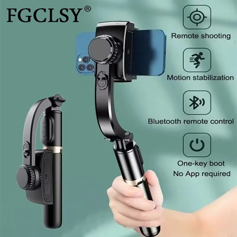Selfie Stick Tripod - FGCLSY 2024 KI-Video-Stabilisator Bluetooth Selfie-Stick Stativ