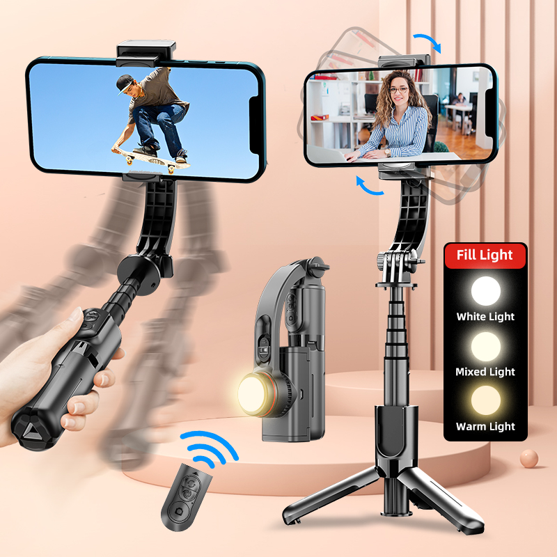 Selfie Stick Tripod - AXNEN Gimbal Selfie-Stick Stativ Ausziehbar 695mm