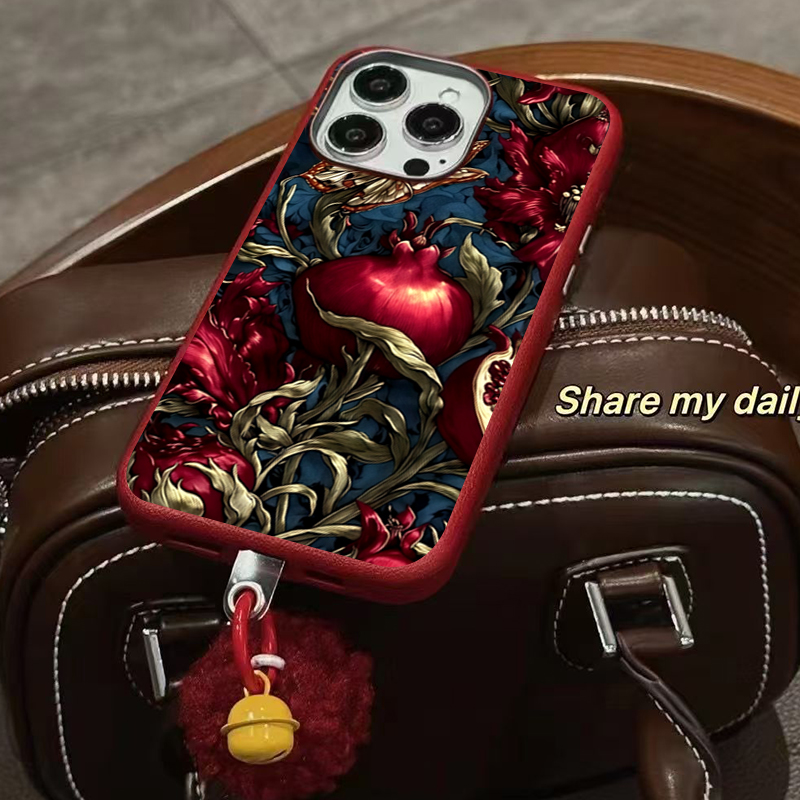 Vintage Granatapfel TPU Kunst  – Phone Accessories Aesthetic Bewertung und Preis
