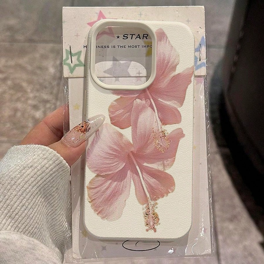 Rosa Hibiskus elegante hochäst – Phone Accessories Aesthetic Bewertung und Preis